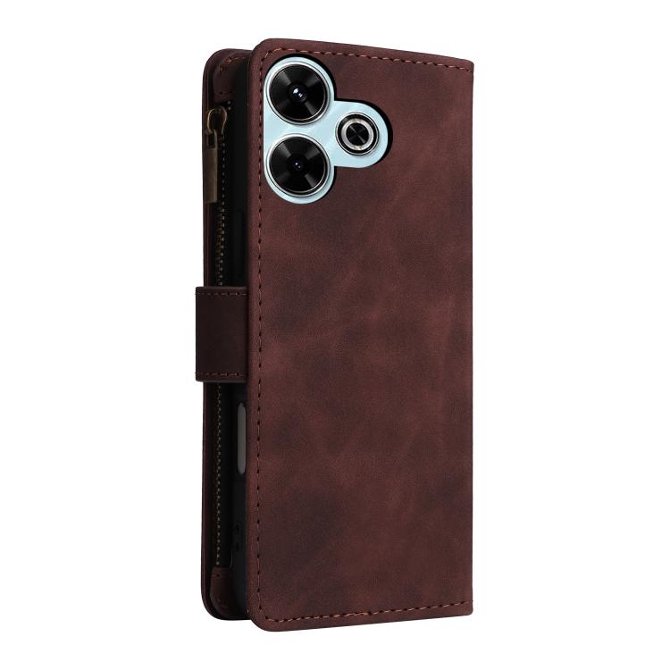 For Redmi 13 4G / 5G Multifunctional Multi-Card Wallet Phone Leather Case