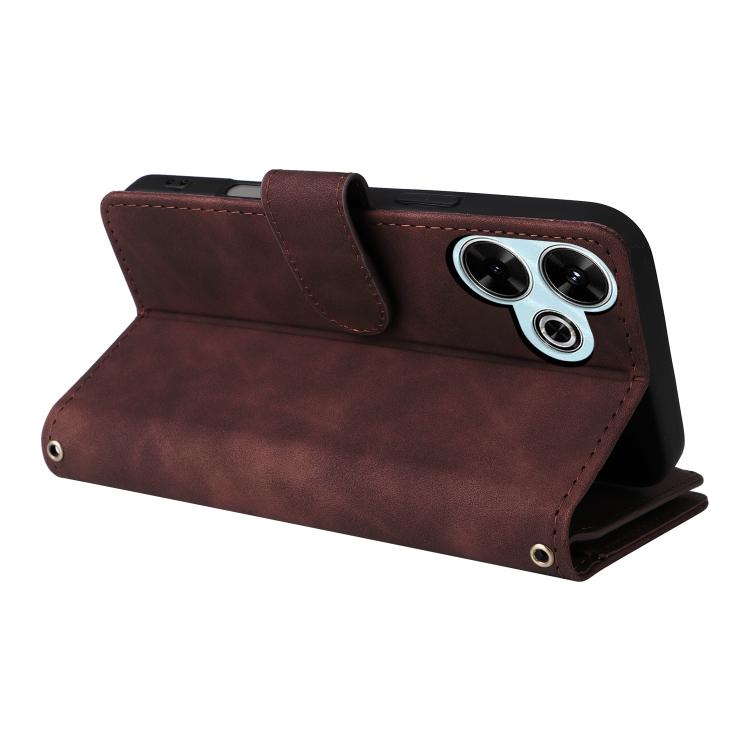 For Redmi 13 4G / 5G Multifunctional Multi-Card Wallet Phone Leather Case