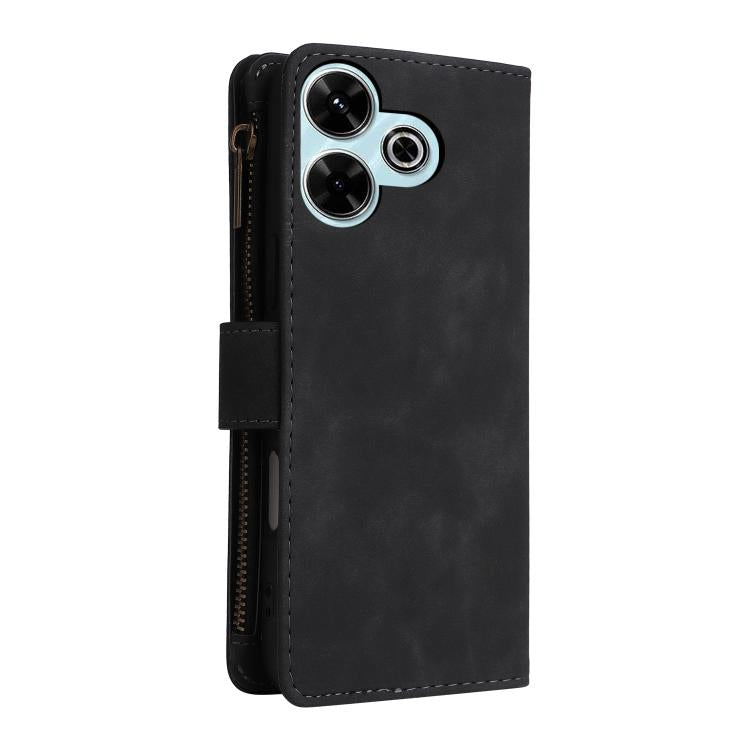 For Redmi 13 4G / 5G Multifunctional Multi-Card Wallet Phone Leather Case