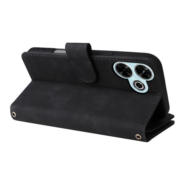 For Redmi 13 4G / 5G Multifunctional Multi-Card Wallet Phone Leather Case