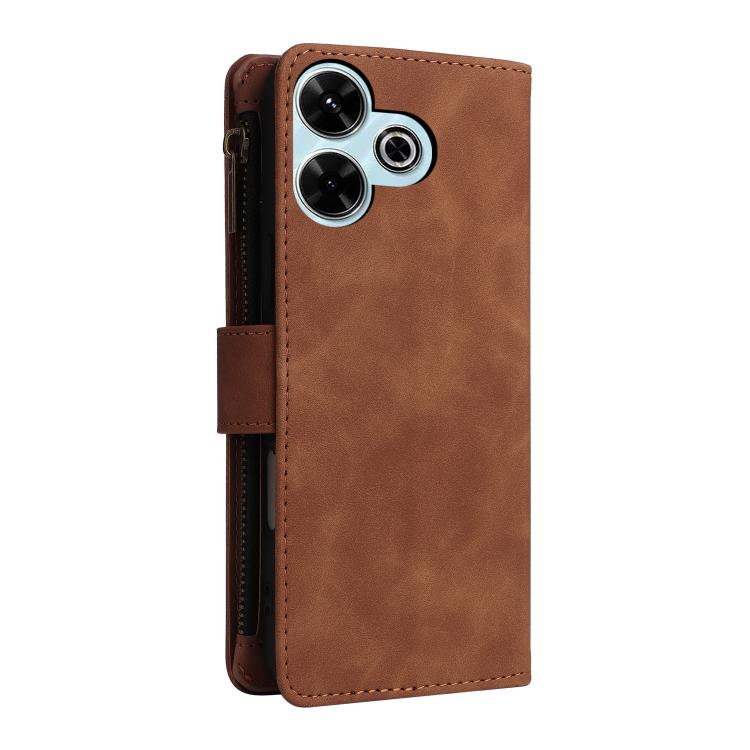 For Redmi 13 4G / 5G Multifunctional Multi-Card Wallet Phone Leather Case