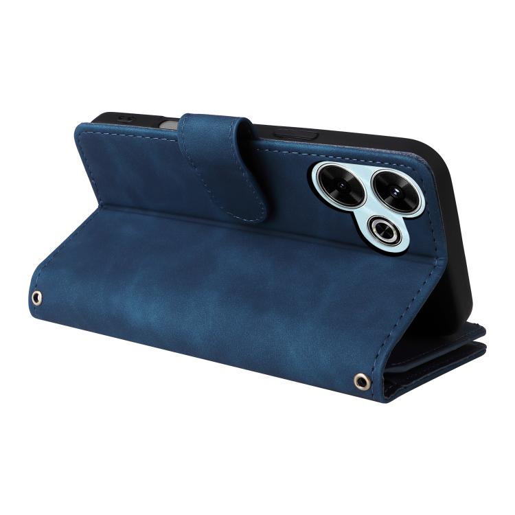 For Redmi 13 4G / 5G Multifunctional Multi-Card Wallet Phone Leather Case