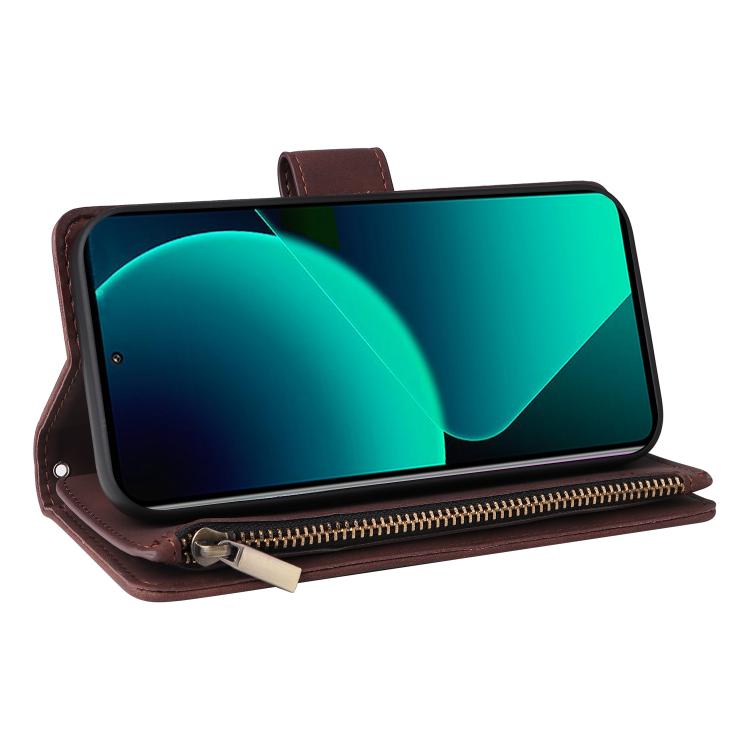 For Redmi Note 14 5G Multifunctional Multi-Card Wallet Phone Leather Case