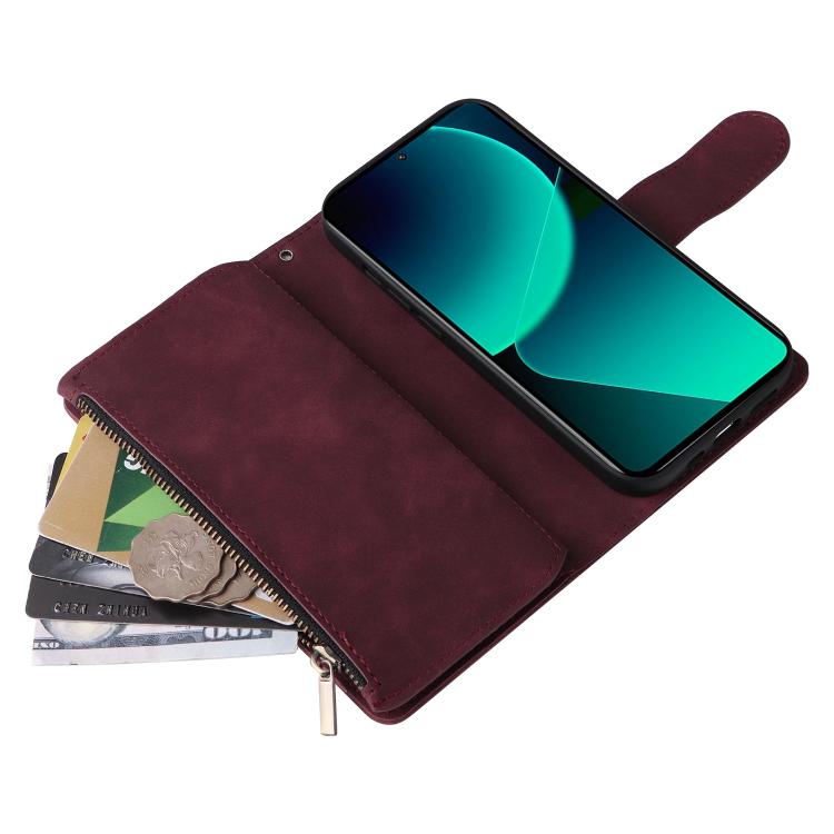 For Redmi Note 14 5G Multifunctional Multi-Card Wallet Phone Leather Case
