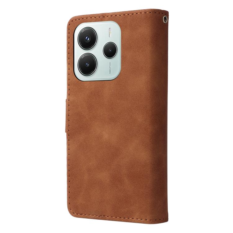 For Redmi Note 14 5G Multifunctional Multi-Card Wallet Phone Leather Case