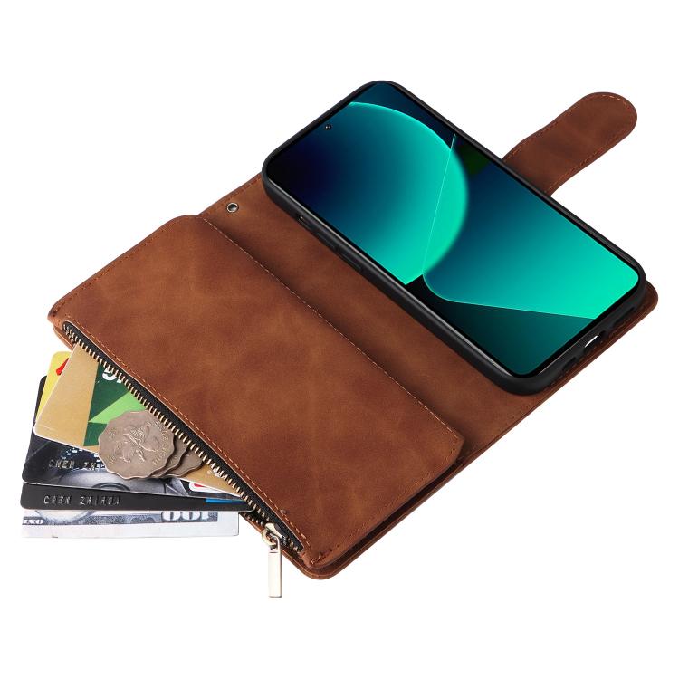 For Redmi Note 14 5G Multifunctional Multi-Card Wallet Phone Leather Case