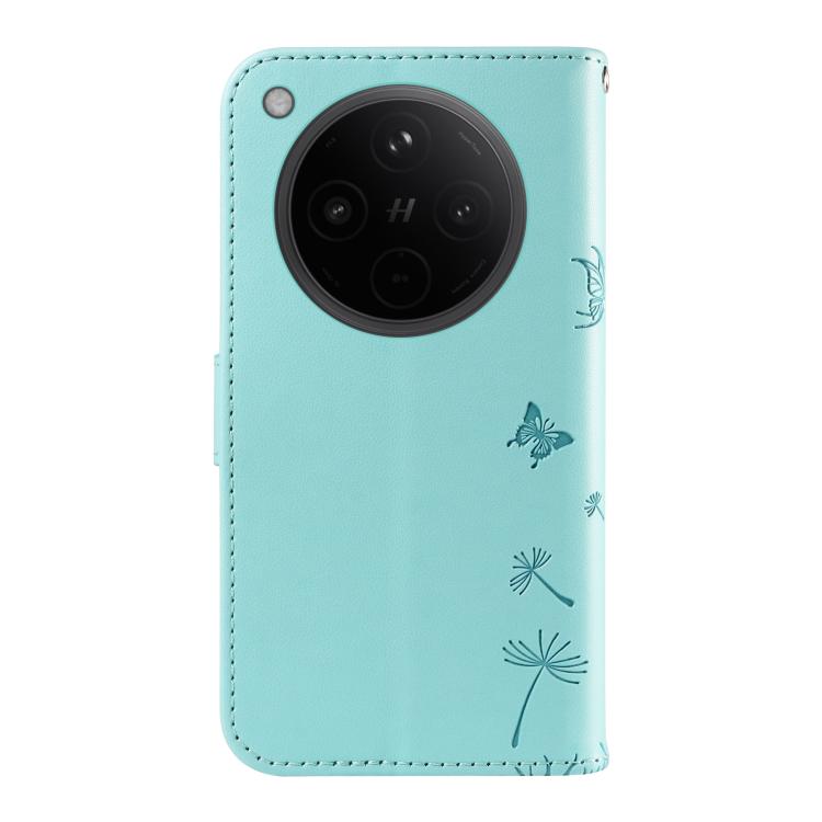For OPPO Find X8 5G Global Dandelion Embossed Pattern Flip Leather Phone Case