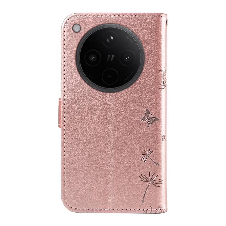 For OPPO Find X8 5G Global Dandelion Embossed Pattern Flip Leather Phone Case