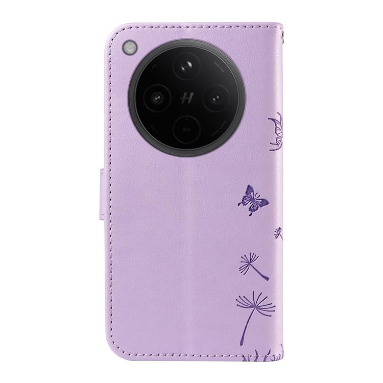 For OPPO Find X8 5G Global Dandelion Embossed Pattern Flip Leather Phone Case