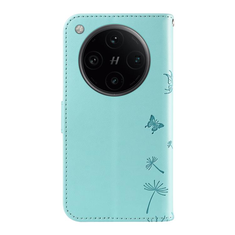 For OPPO Find X8 Pro 5G Global Dandelion Embossed Pattern Flip Leather Phone Case