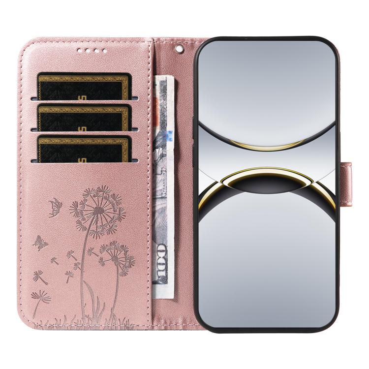 For OPPO Find X8 Pro 5G Global Dandelion Embossed Pattern Flip Leather Phone Case