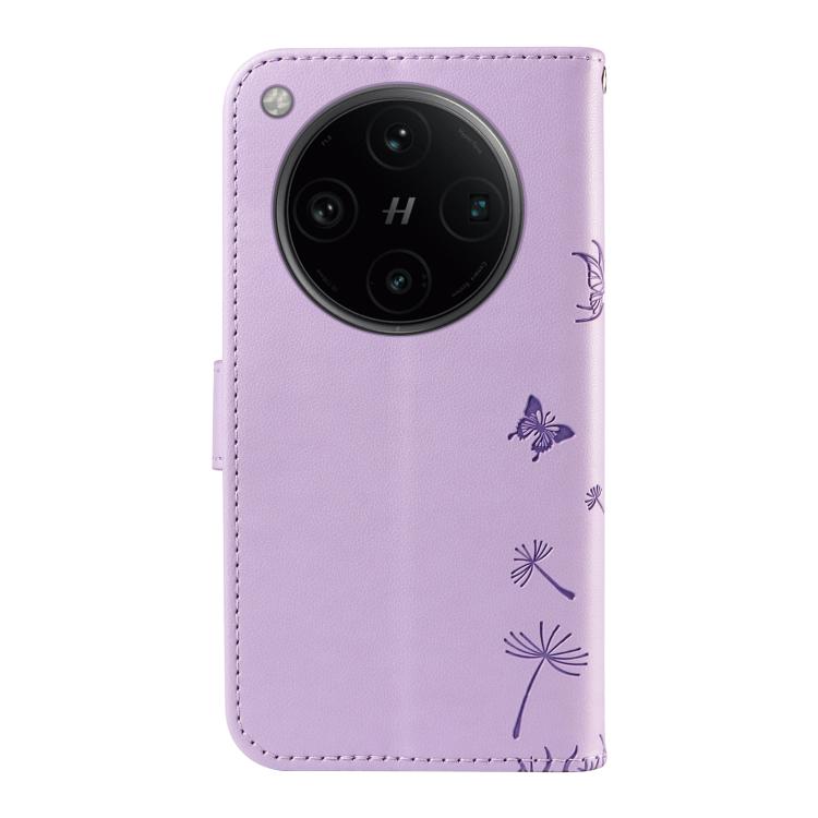 For OPPO Find X8 Pro 5G Global Dandelion Embossed Pattern Flip Leather Phone Case