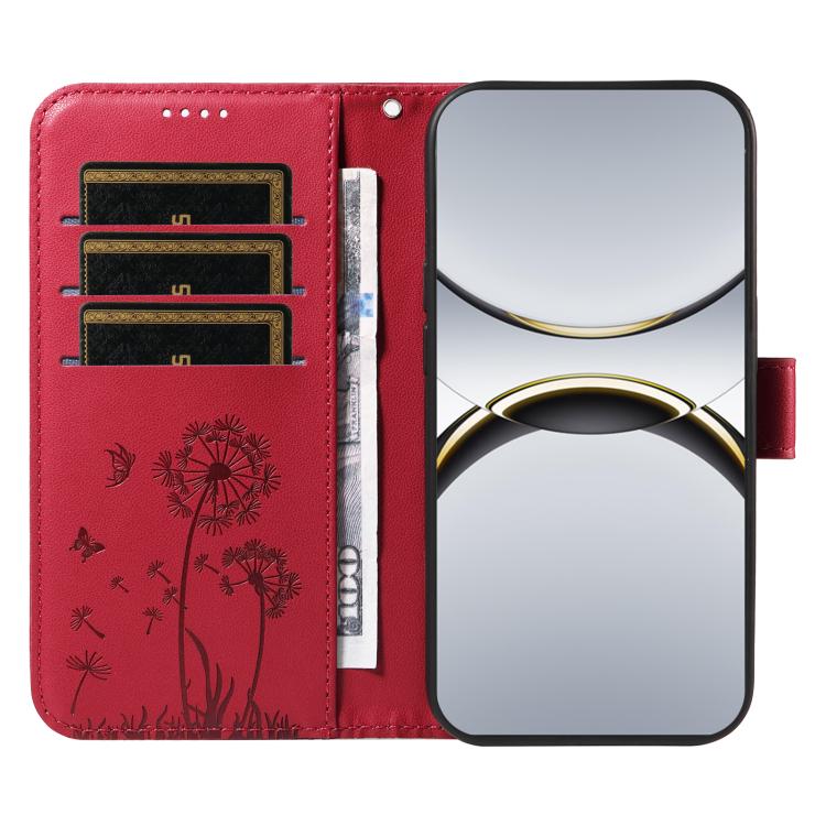 For OPPO Find X8 Pro 5G Global Dandelion Embossed Pattern Flip Leather Phone Case