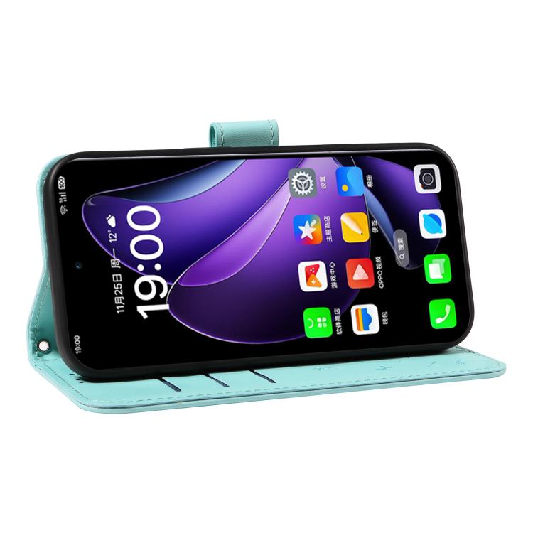 For OPPO Reno13 Global Dandelion Embossed Pattern Flip Leather Phone Case