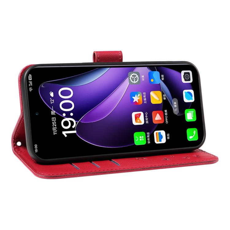 For OPPO Reno13 Global Dandelion Embossed Pattern Flip Leather Phone Case