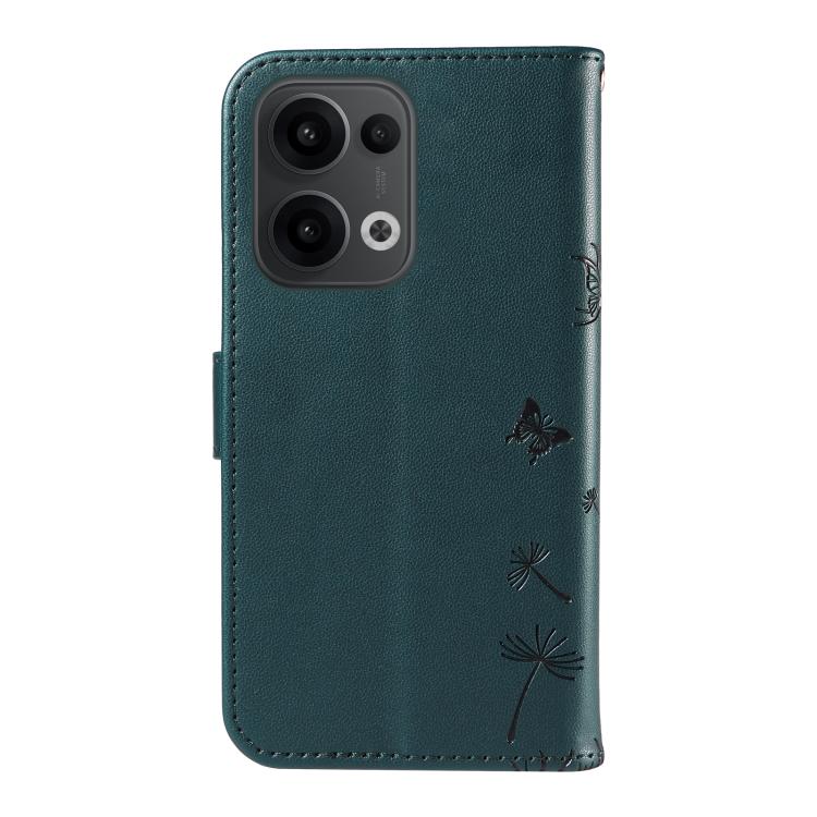 For OPPO Reno13 Global Dandelion Embossed Pattern Flip Leather Phone Case