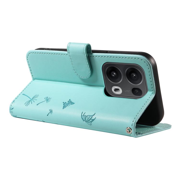 For OPPO Reno13 Pro Global Dandelion Embossed Pattern Flip Leather Phone Case