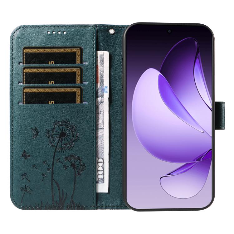 For OPPO Reno13 Pro Global Dandelion Embossed Pattern Flip Leather Phone Case