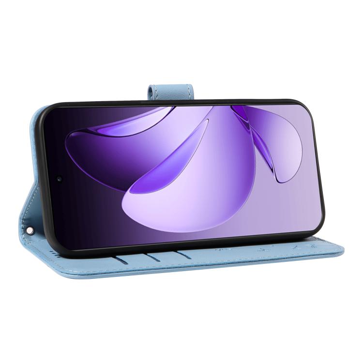 For OPPO Reno13 Pro Global Dandelion Embossed Pattern Flip Leather Phone Case