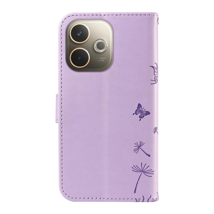 For OPPO A5 Pro 5G Global Dandelion Embossed Pattern Flip Leather Phone Case