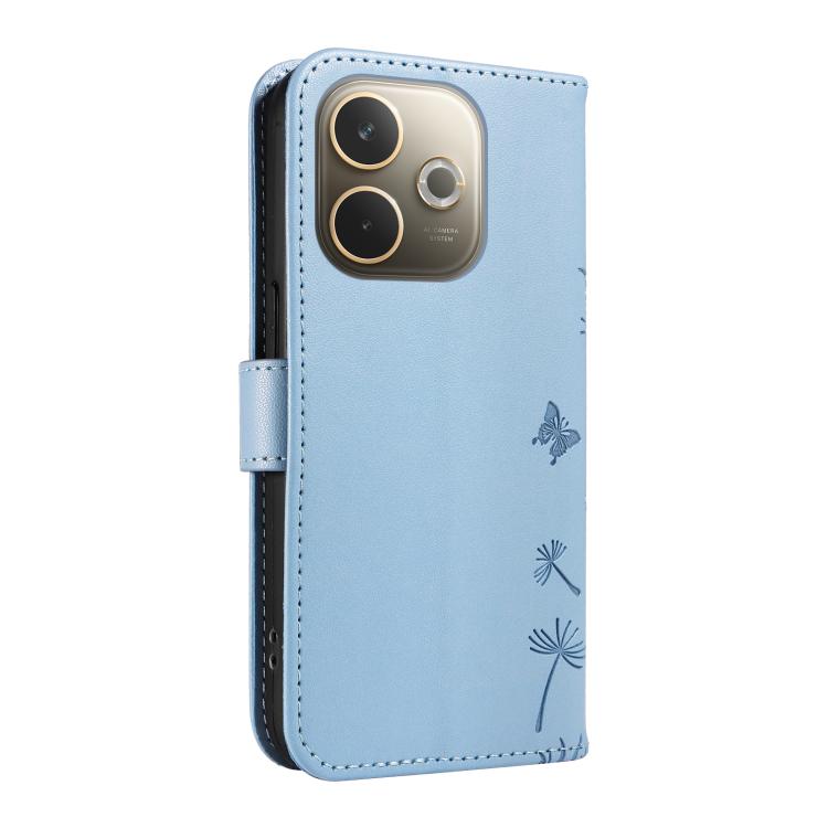 For OPPO A5 Pro 5G Global Dandelion Embossed Pattern Flip Leather Phone Case