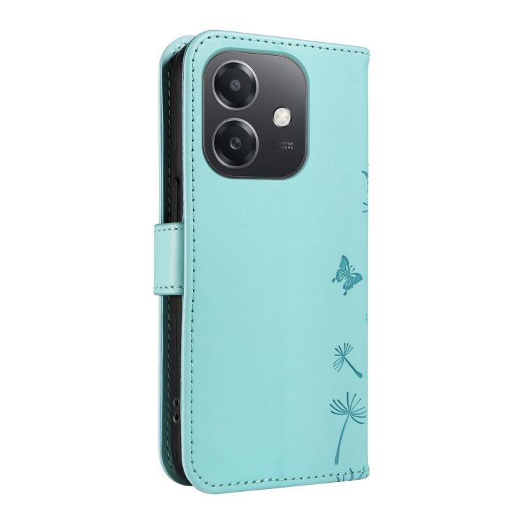 For OPPO A5X 5G Global Dandelion Embossed Pattern Flip Leather Phone Case