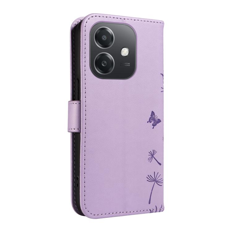 For OPPO A5X 5G Global Dandelion Embossed Pattern Flip Leather Phone Case