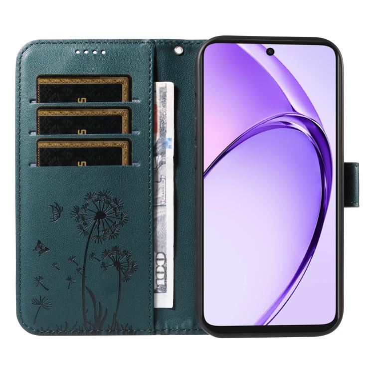 For OPPO A5X 5G Global Dandelion Embossed Pattern Flip Leather Phone Case