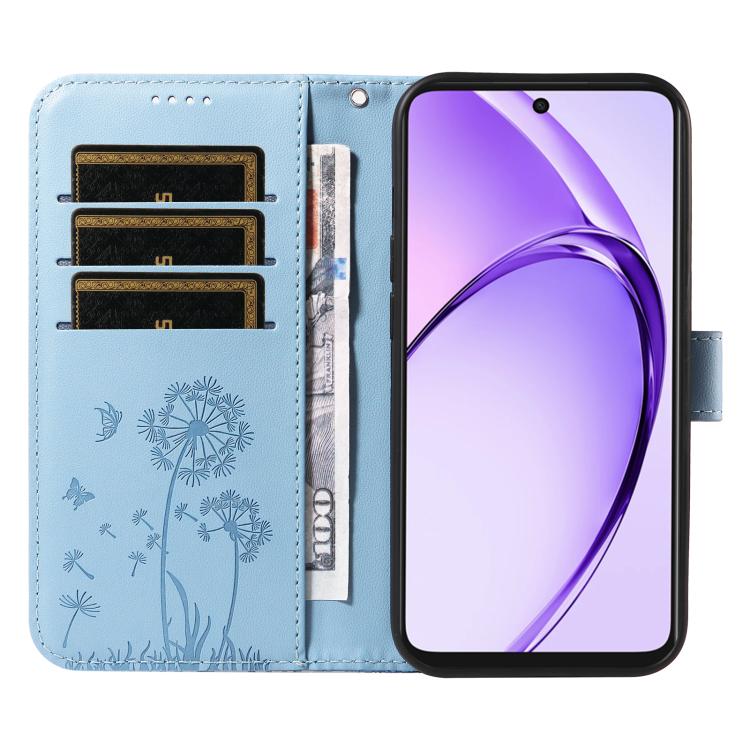 For OPPO A5X 5G Global Dandelion Embossed Pattern Flip Leather Phone Case