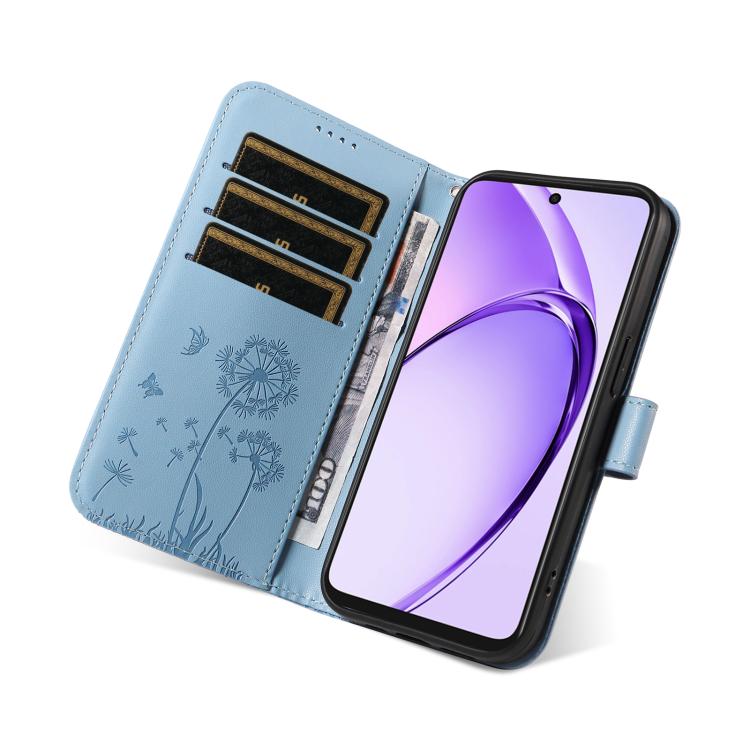 For OPPO A5X 5G Global Dandelion Embossed Pattern Flip Leather Phone Case