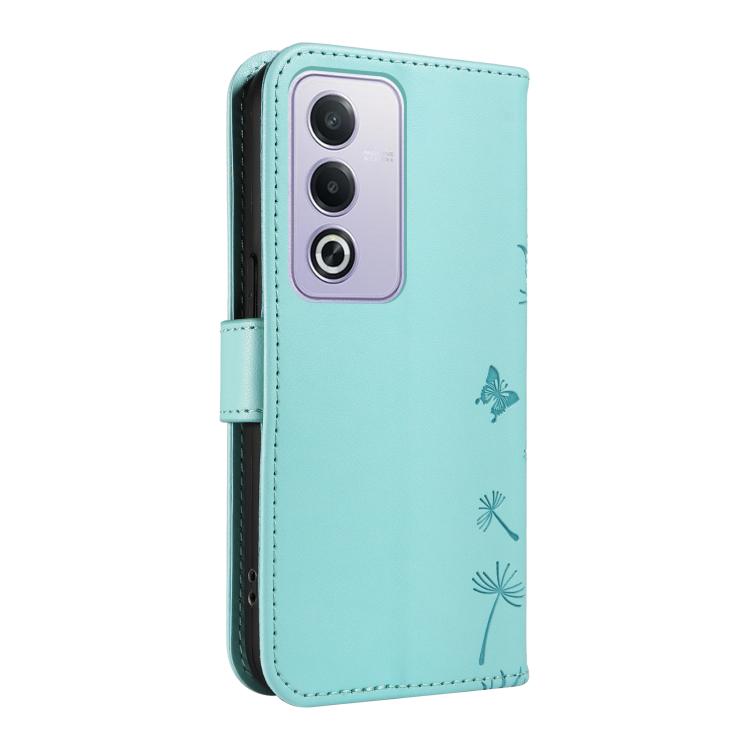 For OPPO K12X 5G Global Dandelion Embossed Pattern Flip Leather Phone Case