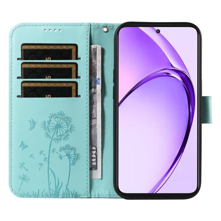 For OPPO K12X 5G Global Dandelion Embossed Pattern Flip Leather Phone Case
