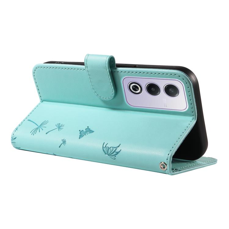 For OPPO K12X 5G Global Dandelion Embossed Pattern Flip Leather Phone Case