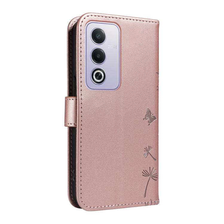 For OPPO K12X 5G Global Dandelion Embossed Pattern Flip Leather Phone Case