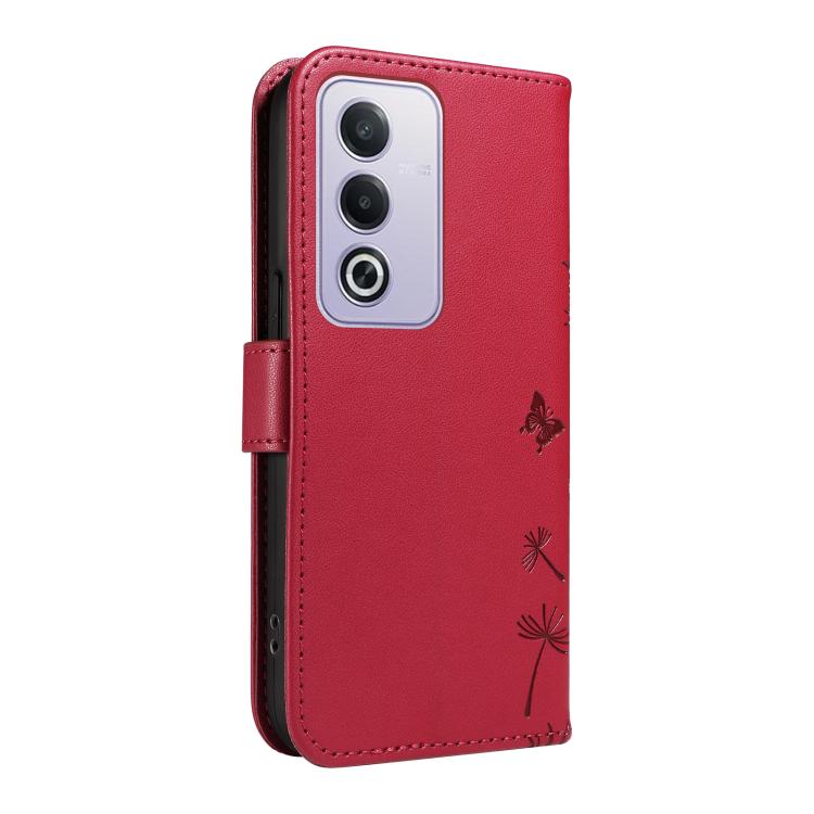 For OPPO K12X 5G Global Dandelion Embossed Pattern Flip Leather Phone Case