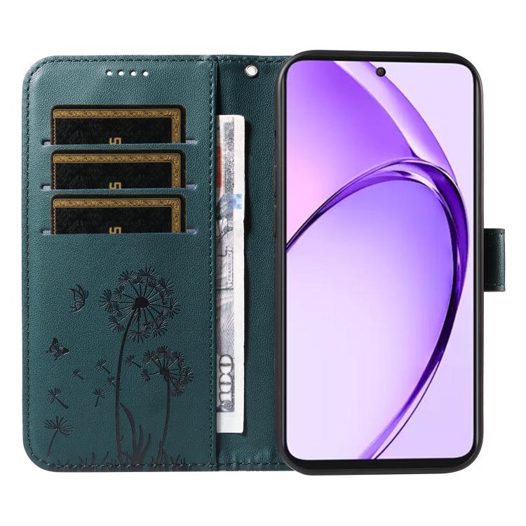 For OPPO K12X 5G Global Dandelion Embossed Pattern Flip Leather Phone Case