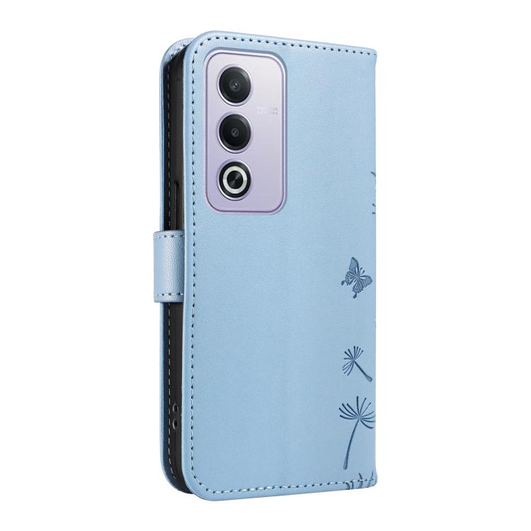For OPPO K12X 5G Global Dandelion Embossed Pattern Flip Leather Phone Case