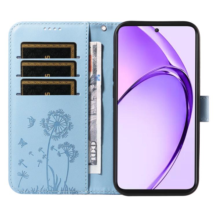 For OPPO K12X 5G Global Dandelion Embossed Pattern Flip Leather Phone Case
