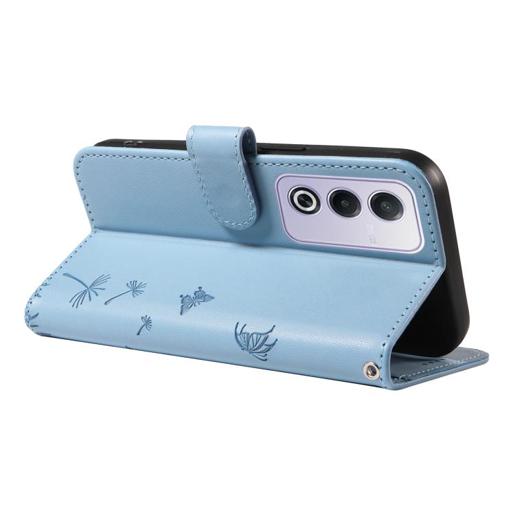 For OPPO K12X 5G Global Dandelion Embossed Pattern Flip Leather Phone Case