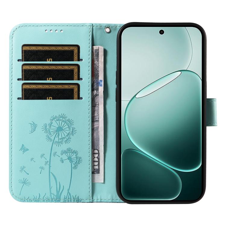 For OPPO A6 Pro 4G / 5G Global Dandelion Embossed Pattern Flip Leather Phone Case