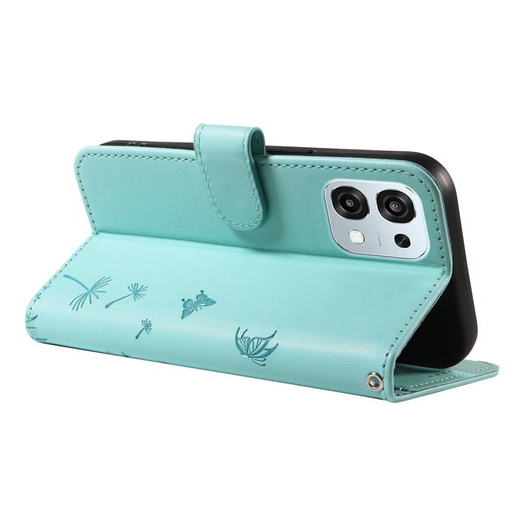 For OPPO A6 Pro 4G / 5G Global Dandelion Embossed Pattern Flip Leather Phone Case