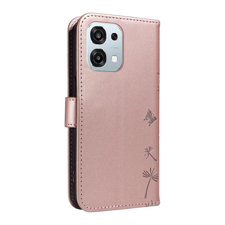 For OPPO A6 Pro 4G / 5G Global Dandelion Embossed Pattern Flip Leather Phone Case