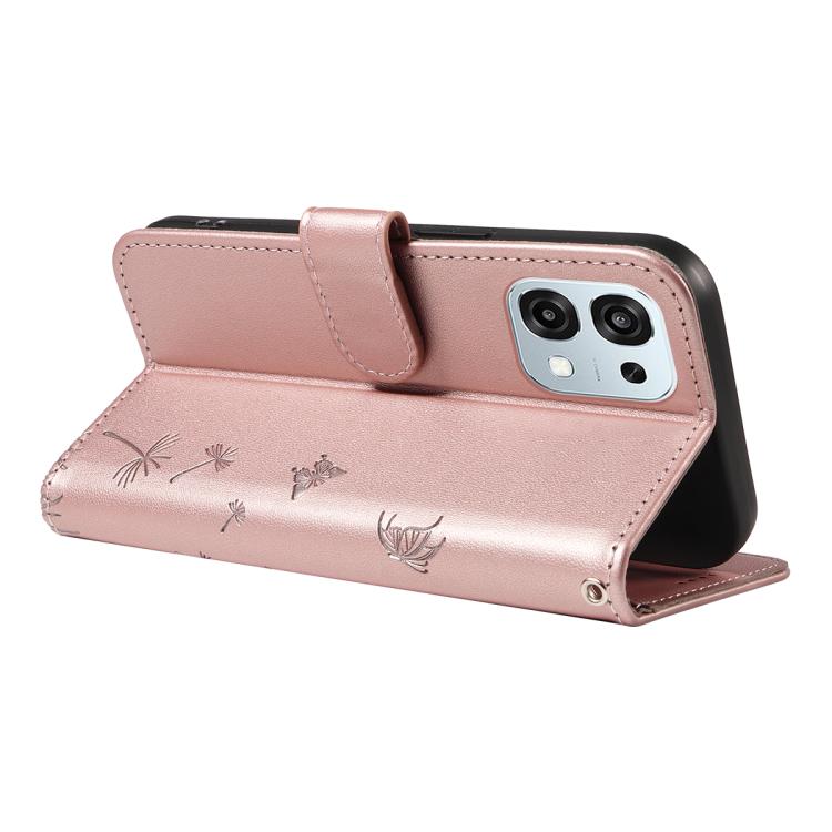 For OPPO A6 Pro 4G / 5G Global Dandelion Embossed Pattern Flip Leather Phone Case