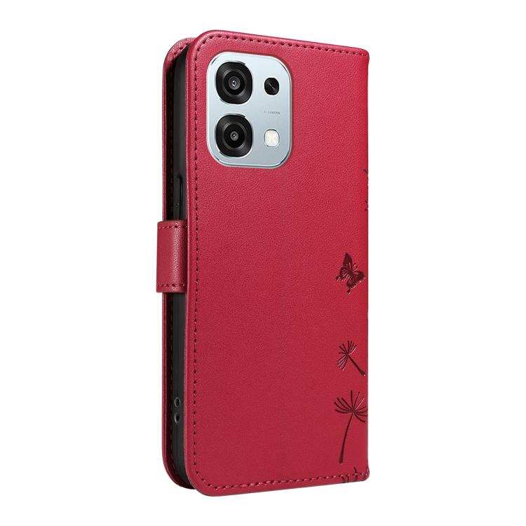 For OPPO A6 Pro 4G / 5G Global Dandelion Embossed Pattern Flip Leather Phone Case