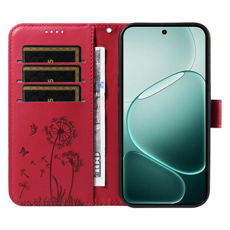 For OPPO A6 Pro 4G / 5G Global Dandelion Embossed Pattern Flip Leather Phone Case