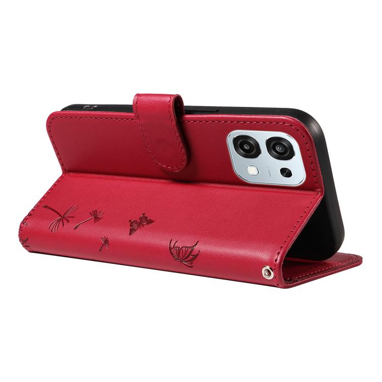 For OPPO A6 Pro 4G / 5G Global Dandelion Embossed Pattern Flip Leather Phone Case
