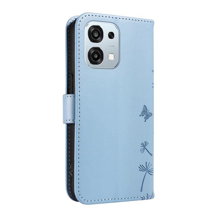 For OPPO A6 Pro 4G / 5G Global Dandelion Embossed Pattern Flip Leather Phone Case
