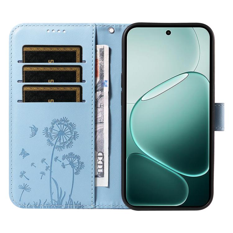 For OPPO A6 Pro 4G / 5G Global Dandelion Embossed Pattern Flip Leather Phone Case