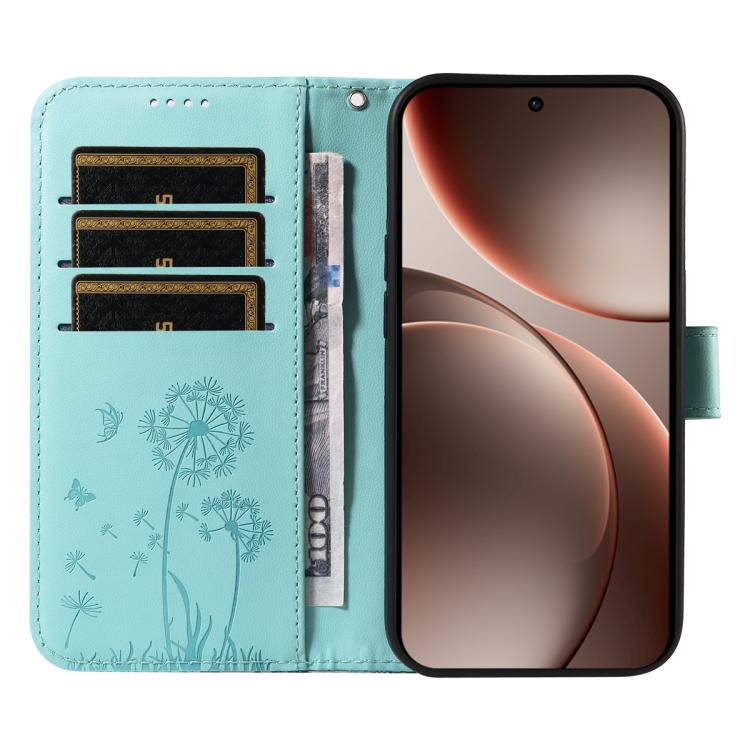 For OPPO Find X9 Pro Dandelion Embossed Pattern Flip Leather Phone Case