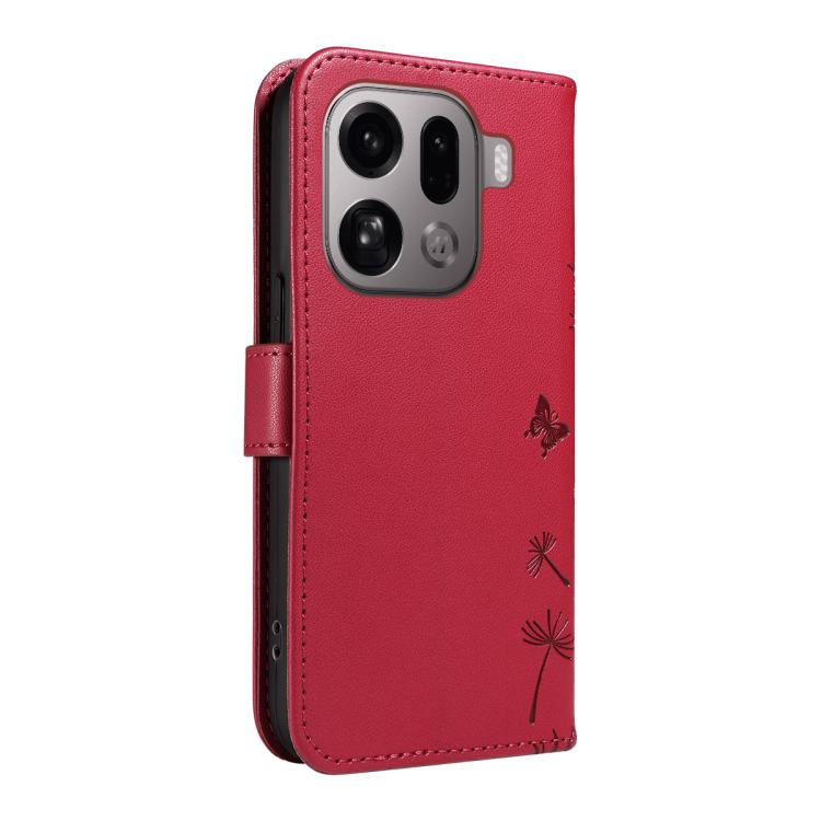 For OPPO Find X9 Pro Dandelion Embossed Pattern Flip Leather Phone Case